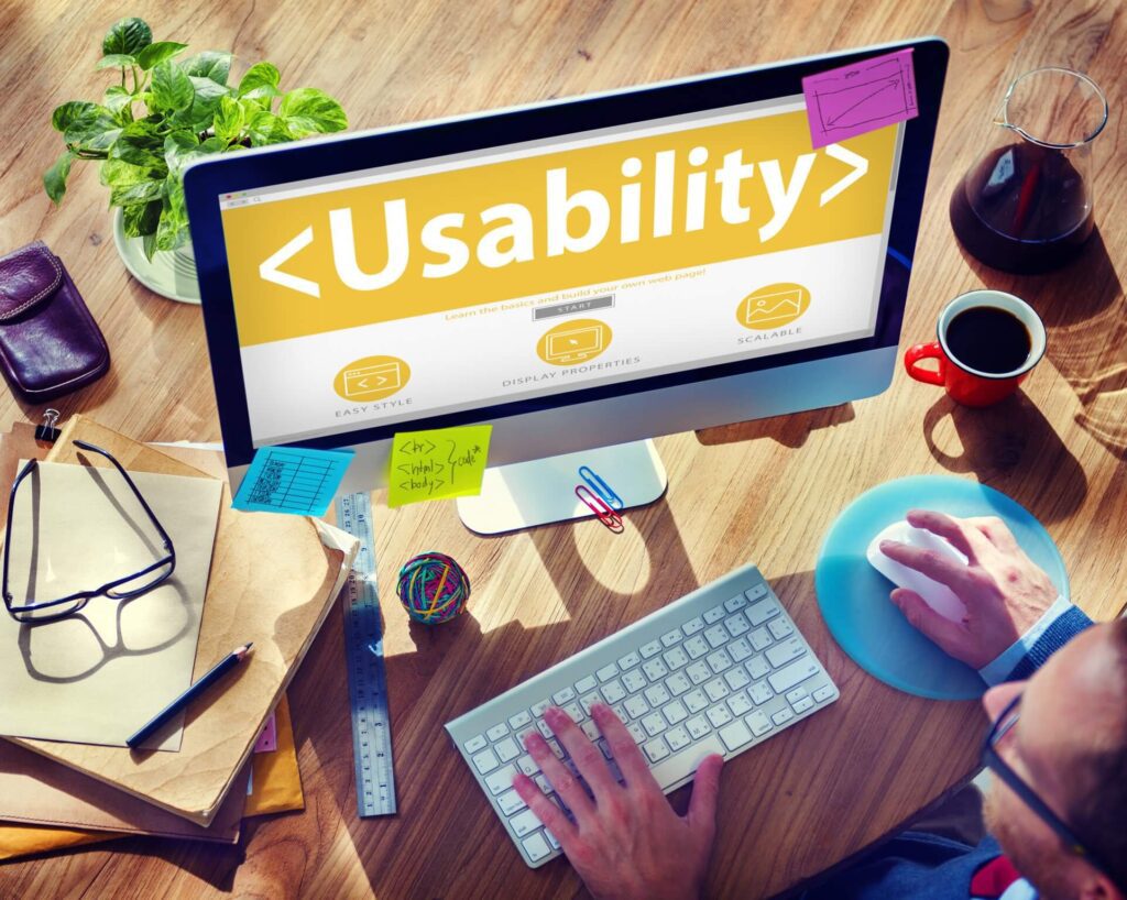 Usability Accessibility Analysis user viewing computer screen