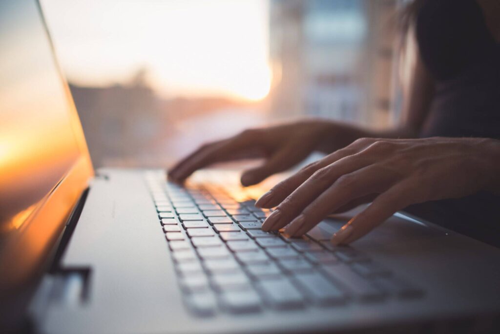 Website Traffic Analysis in laptop